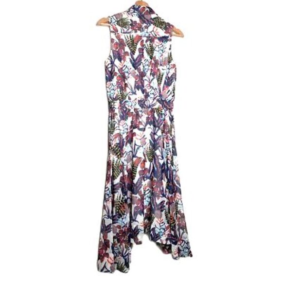 Grey Jason Wu Work + Sea Womens A Line Dress Multicolor Floral Lined 2 NWT - Picture 4 of 14